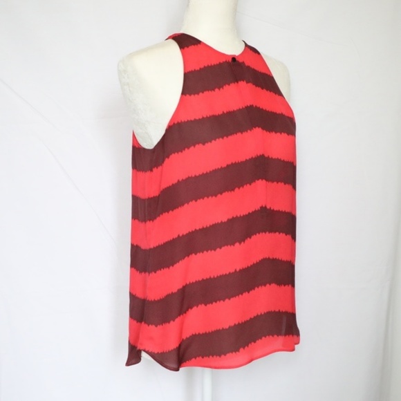A.L.C. Silk Striped Tank Top Small - Picture 4 of 8